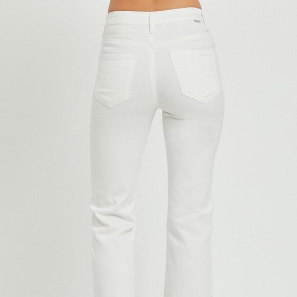 Risen Jeans TUMMY CONTROL MID RISE ANKLE BOOT CUT JEANS - Picture 5 of 14